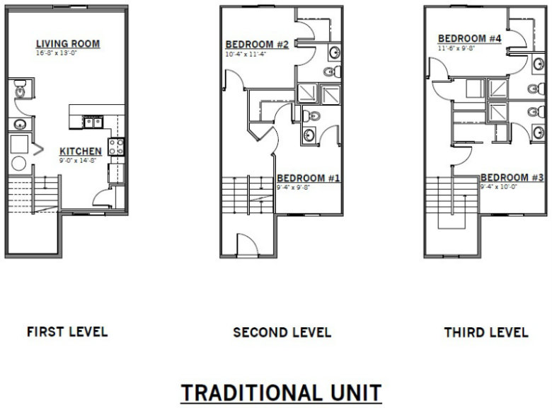 Traditional Floor Plans